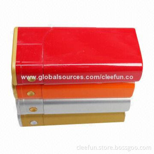 2014 Hot Sale 4,400mAh/5,200mAh Power Bank with Lighter Function